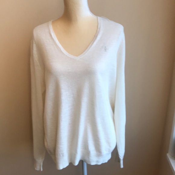 Ralph Lauren Sweaters - Ralph Lauren sport sweater Sz XL cotton/ linen